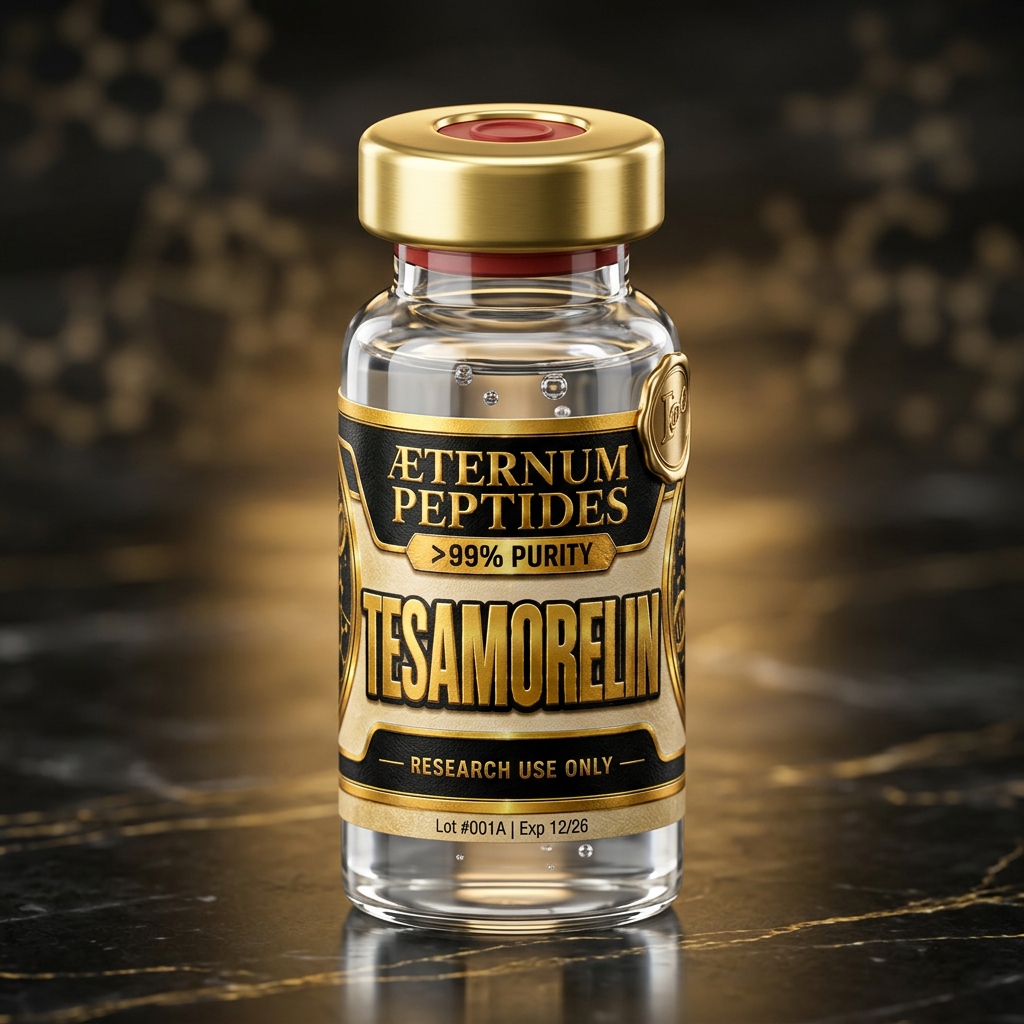 ÆTERNUM PEPTIDES Tesamorelin research vial